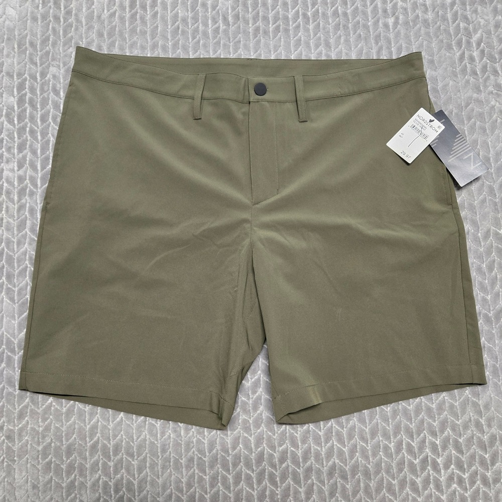 Z by Zella Mens Olive Night Performance Stretch Golf Shorts 40 NEW